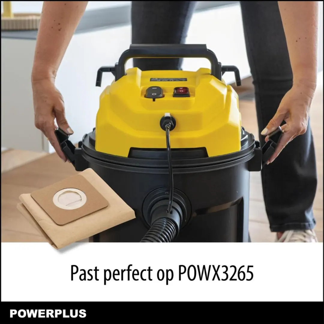 Powerplus POWX3265A Stofopvangzak 430x275mm - 3 Stuks