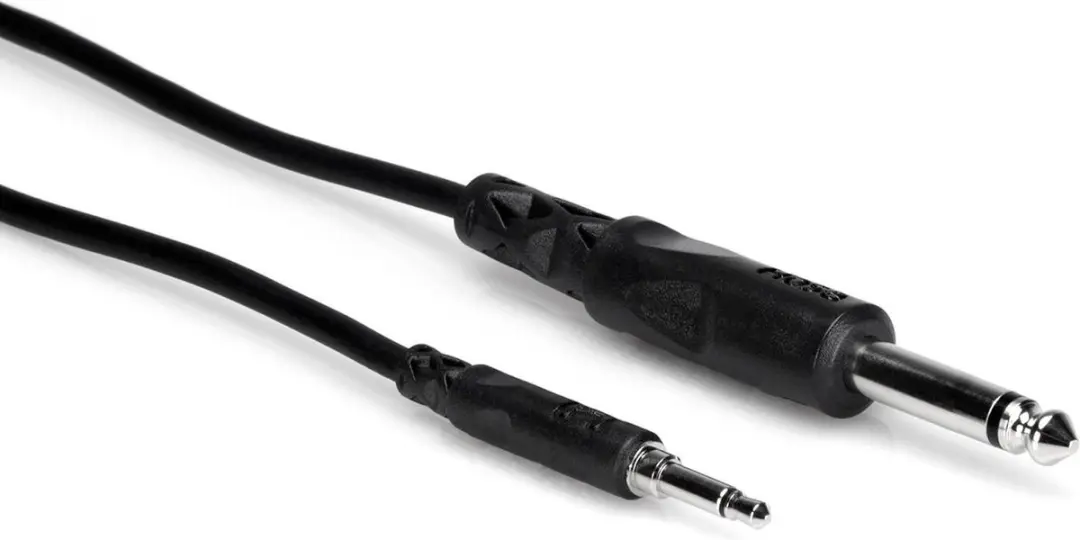 Hosa CMP-310 Mono Kabel 3.5mm naar 6.35mm