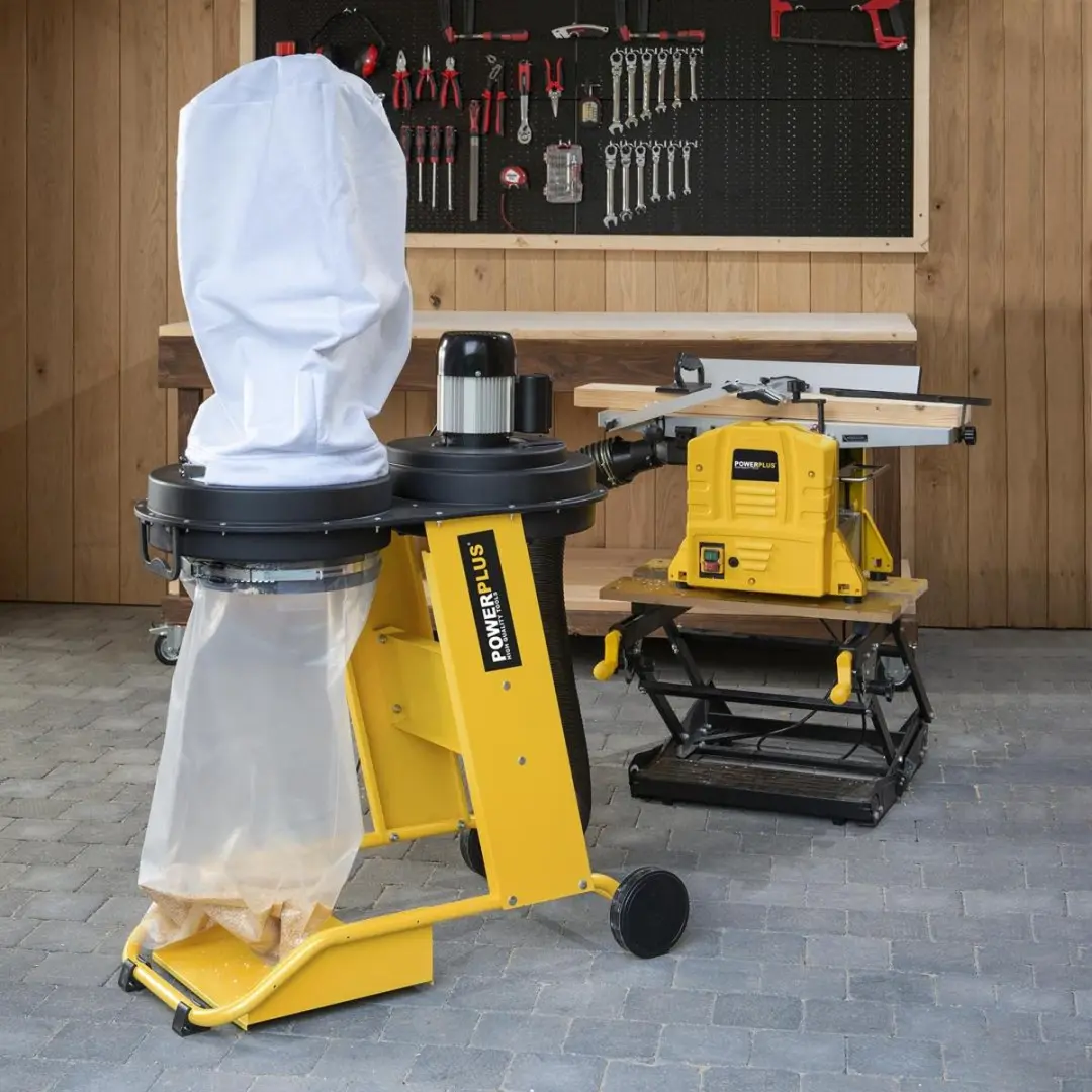 Powerplus POWX2090 Stof- en Spaanafzuiging 550W - Geel