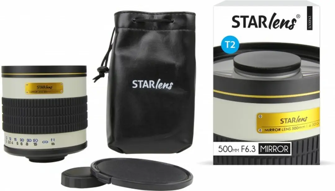 Starblitz 500mm F6.3 Starlens Spiegelobjectief - Canon - 30.5mm Filter - Zwart