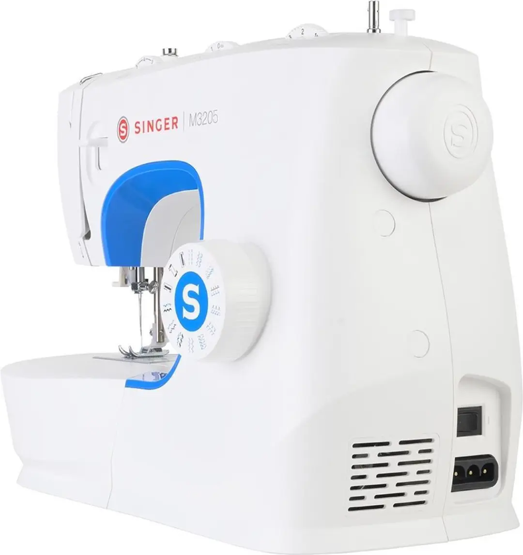 Singer M3205 Semiautomatische Naaimachine - 23 Steken - Wit/Blauw - afbeelding 6 van 6