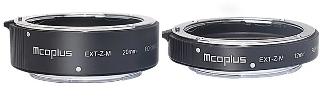McoPlus EXT-Z Metal Macro Extension Tube Set 12+20mm
