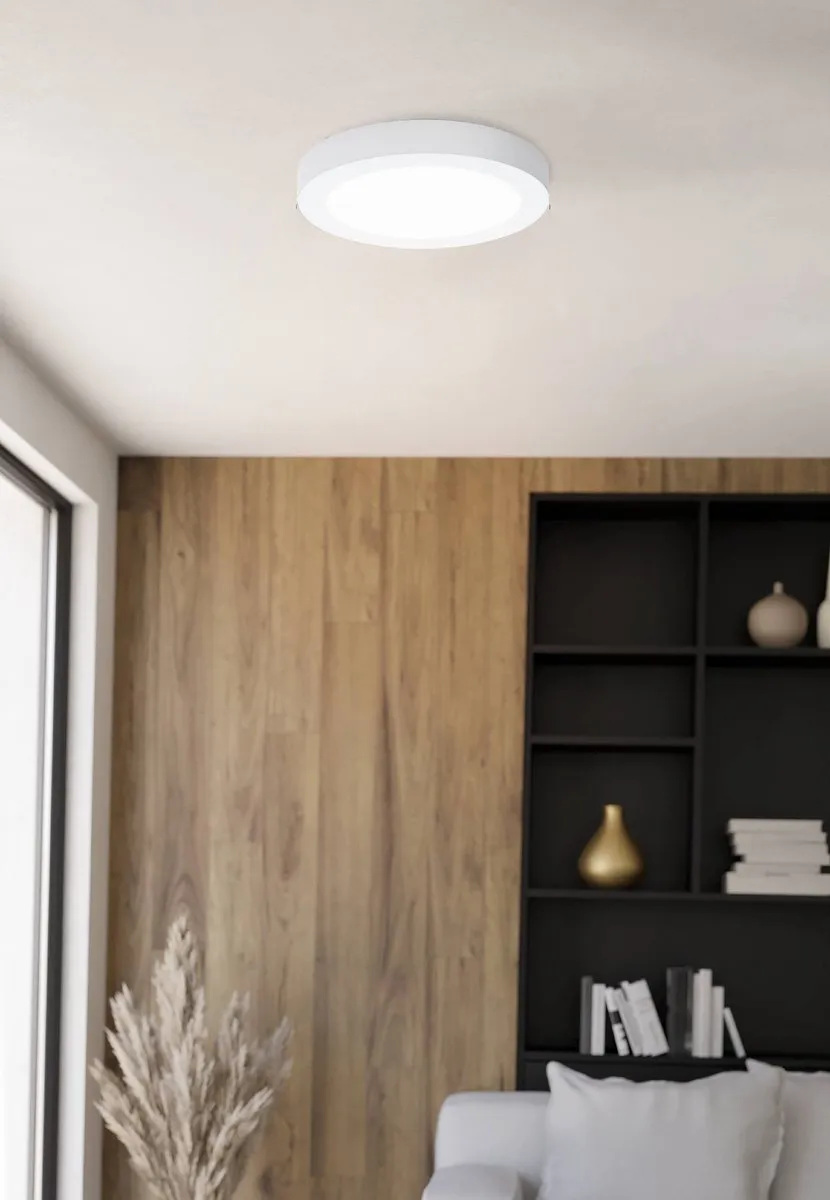 Eglo Idun-E Plafondlamp LED Ø30cm - Wit
