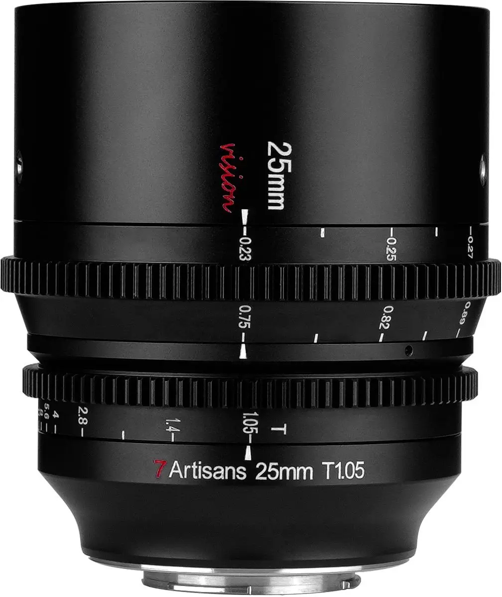7Artisans 25mm T1.05 Cine Lens Sony E-Mount