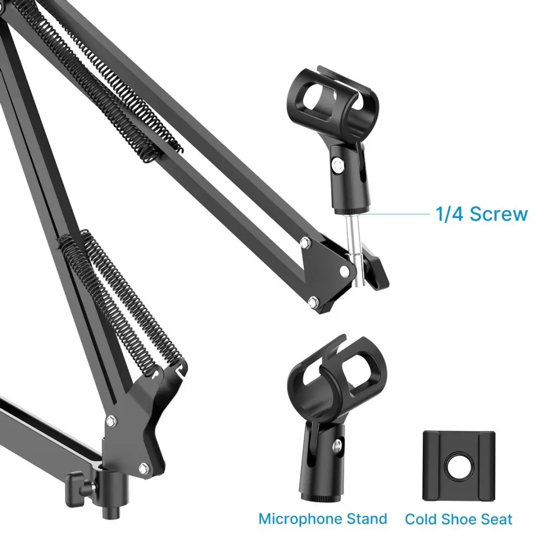 Ulanzi Live Broadcast Stand 2089 - Microfoonstatief - 2 kg - Zwart