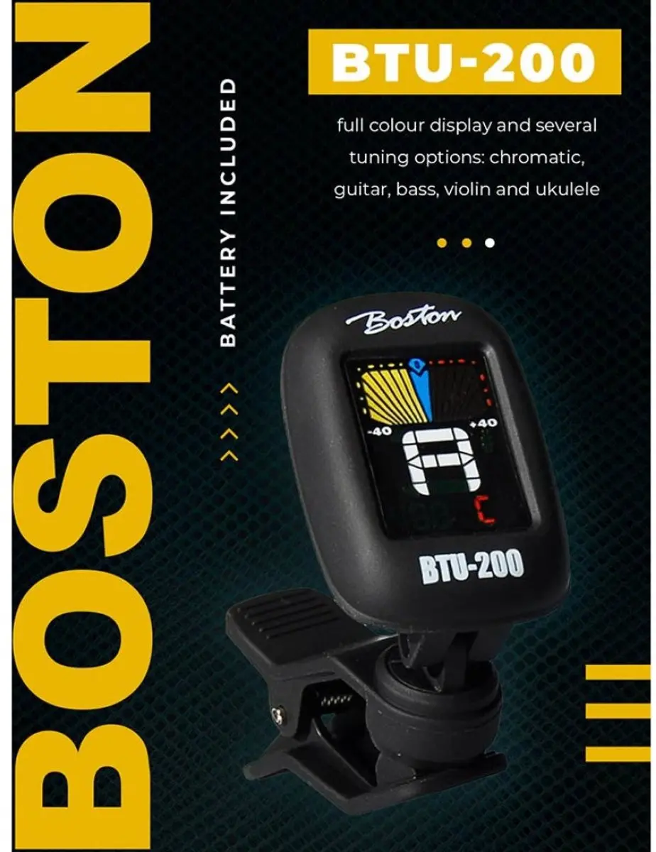 Boston BTU-200 Clip-on Stemapparaat - Zwart