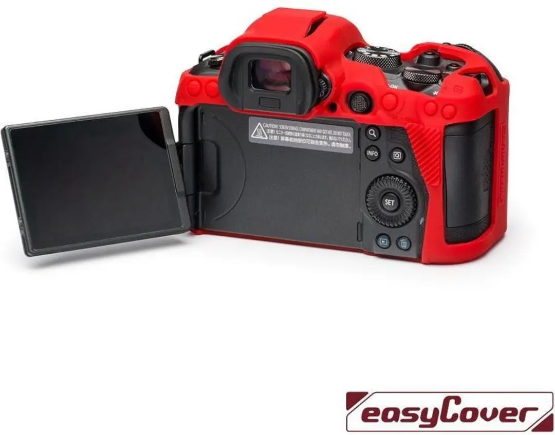 EasyCover Body Cover Canon R5/R6 - Rood - 8717729525265 - afbeelding 6 van 6