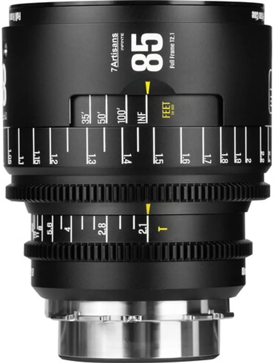 7Artisans 85mm T2.1 Infinte EF Mount - Videografie - 82mm - Zwart