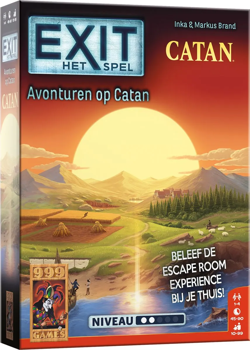 999 Games EXIT Avonturen op Catan Breinbreker - 999-EXI31 - 1-4 Spelers