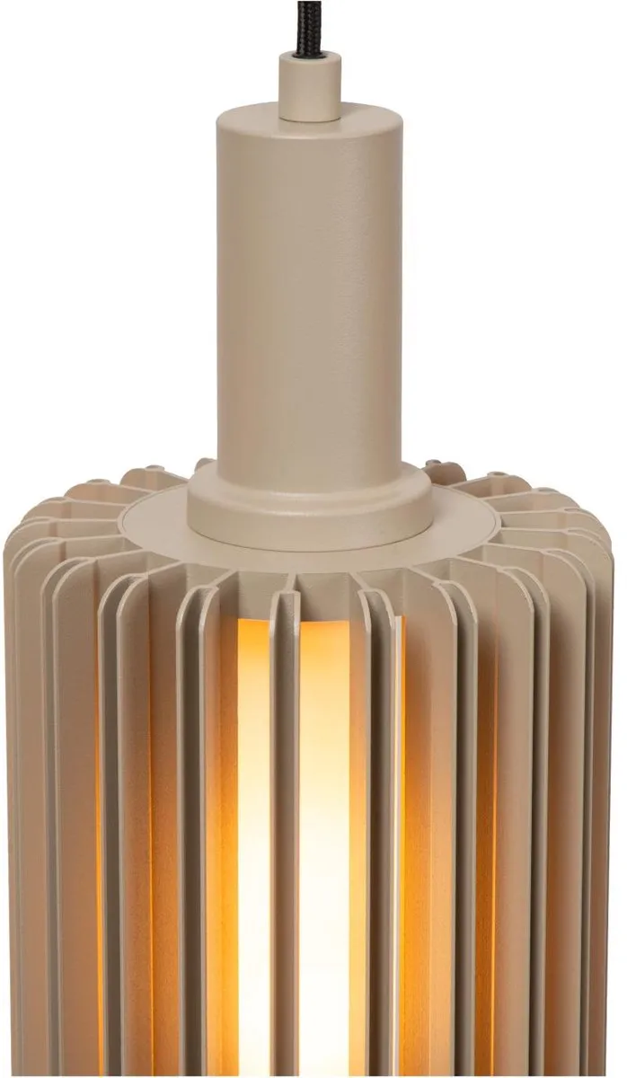 Lucide Lambres Hanglamp 5xE27 - Taupe