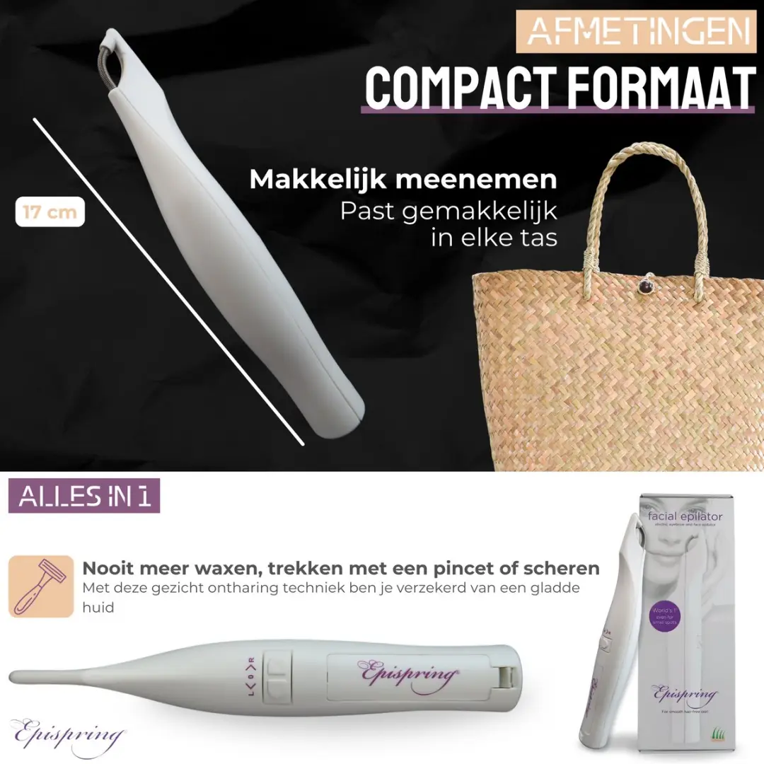 Epispring Amazing Epileerapparaat Dames - Wit