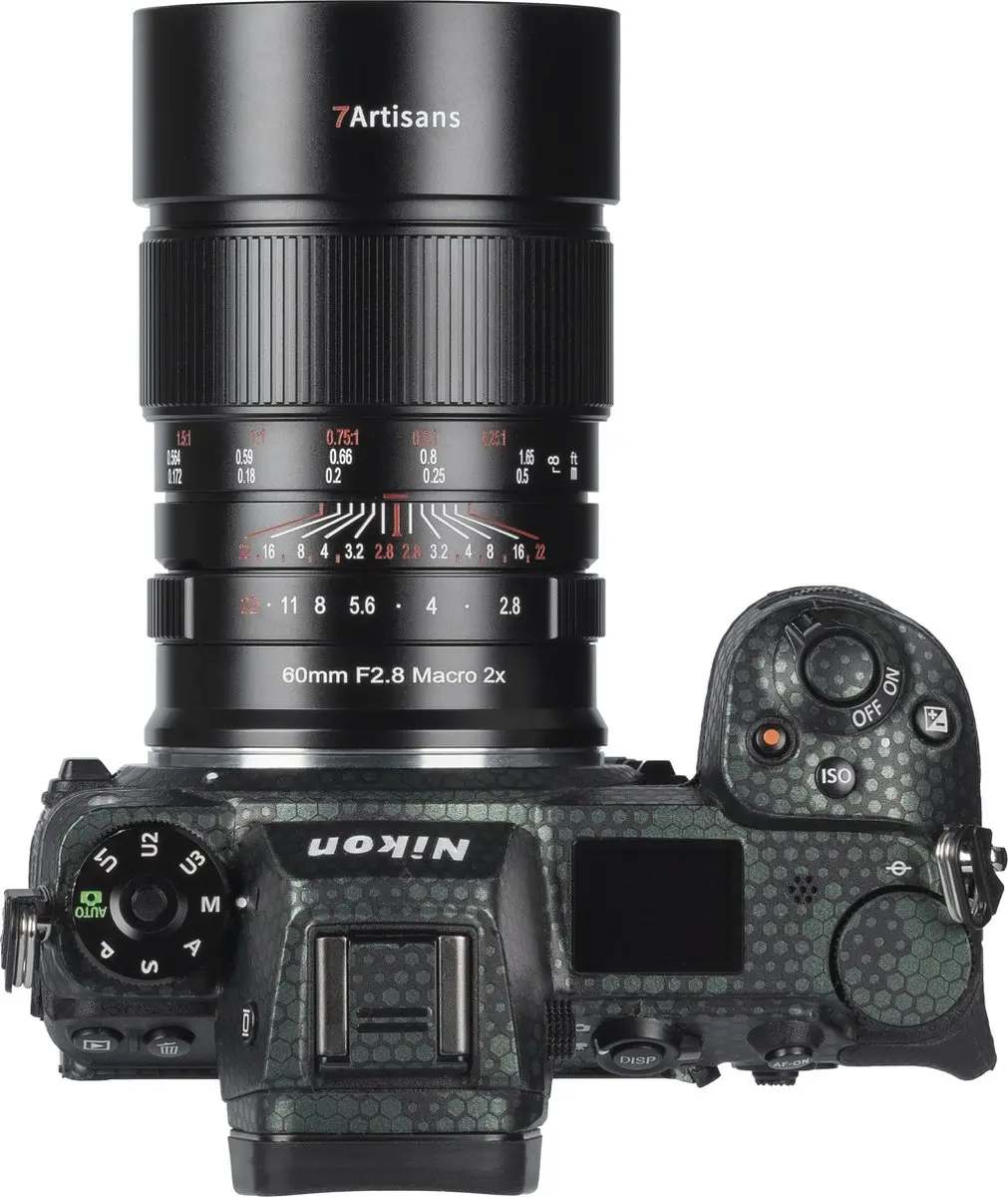 7Artisans 60mm F2.8 Macro 2x Nikon Z - 67mm