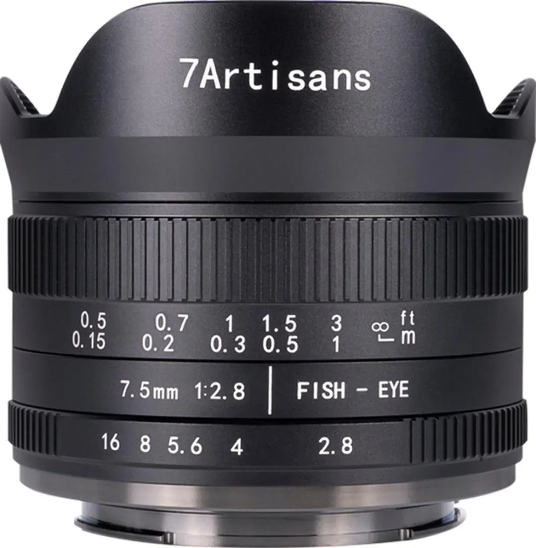 7Artisans 7.5mm F2.8 II MFT Objectief - o.a. Olympus/Panasonic