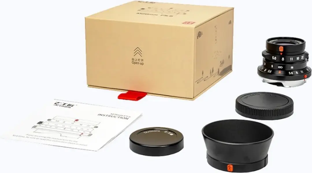 7Artisans 28mm F5.6 M-mount Lens - Zwart