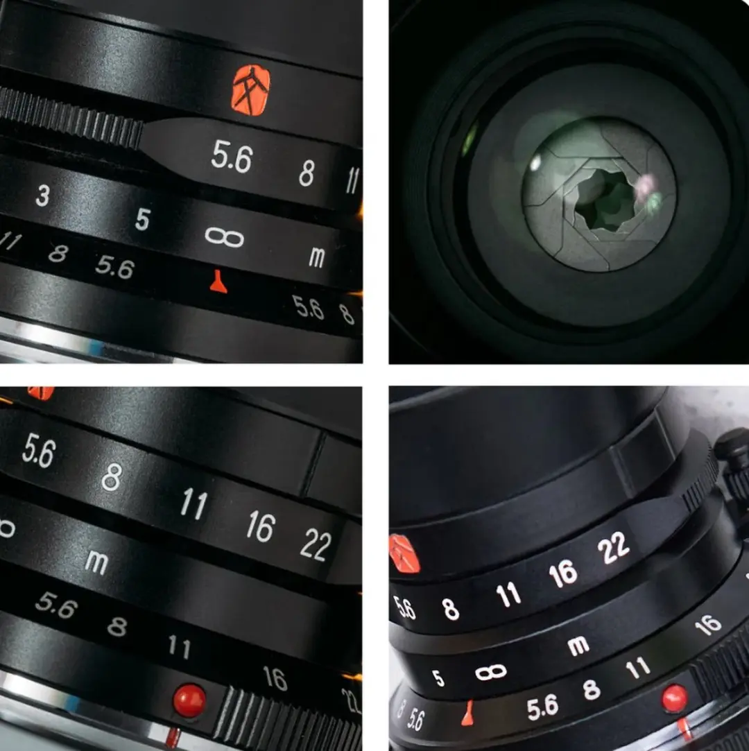 7Artisans 28mm F5.6 M-mount Lens - Zwart