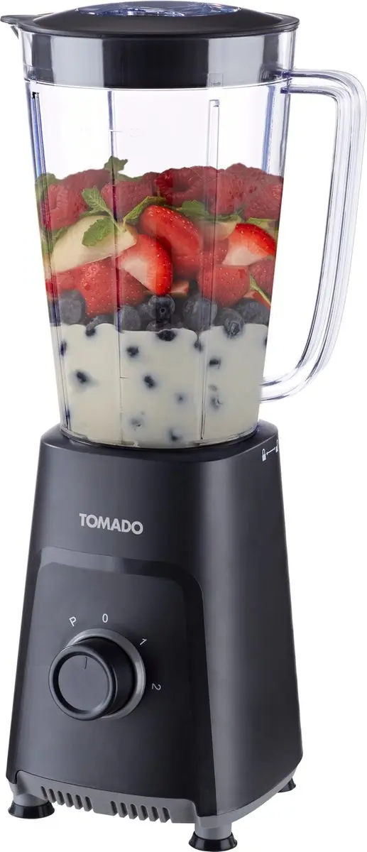 Tomado TTB1001B Blender 500W - 1L - 2 Snelheden - Zwart