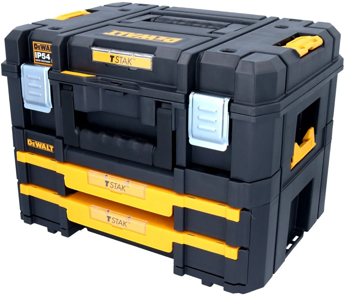 DeWalt TSTAK Box Set II+IV DWST83395-1 - Zwart/Geel