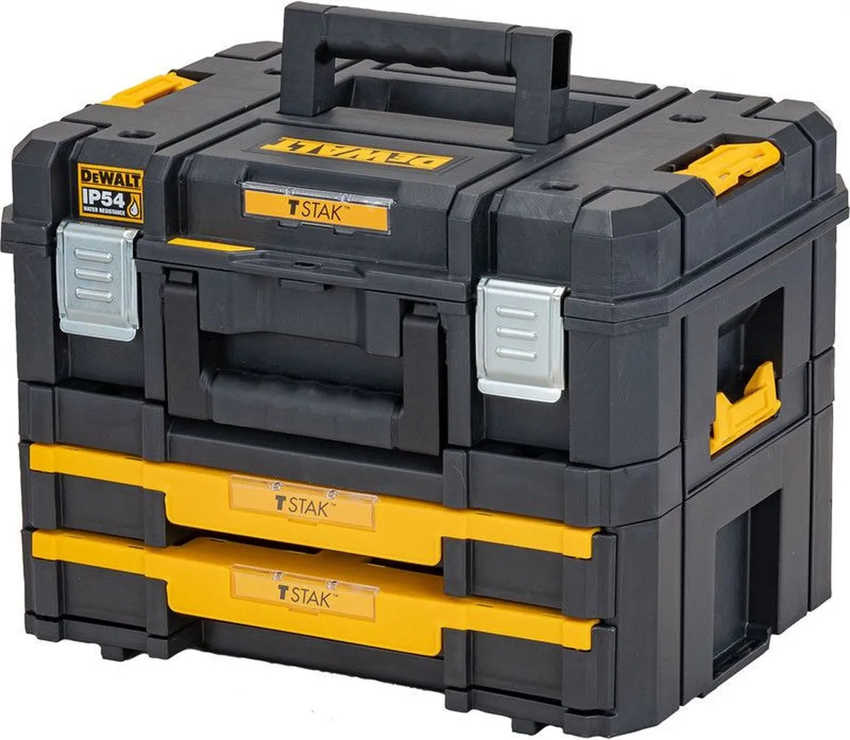 DeWalt TSTAK Box Set II+IV DWST83395-1 - Zwart/Geel