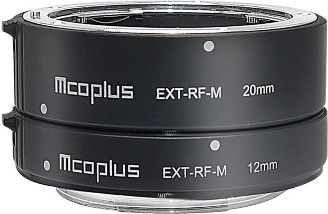 McoPlus EXT-RF Macro Extension Tube Set 12+20mm - Canon - Zwart