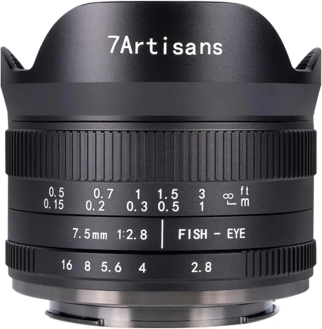 7Artisans 7.5mm F2.8 II Nikon Z Objectief