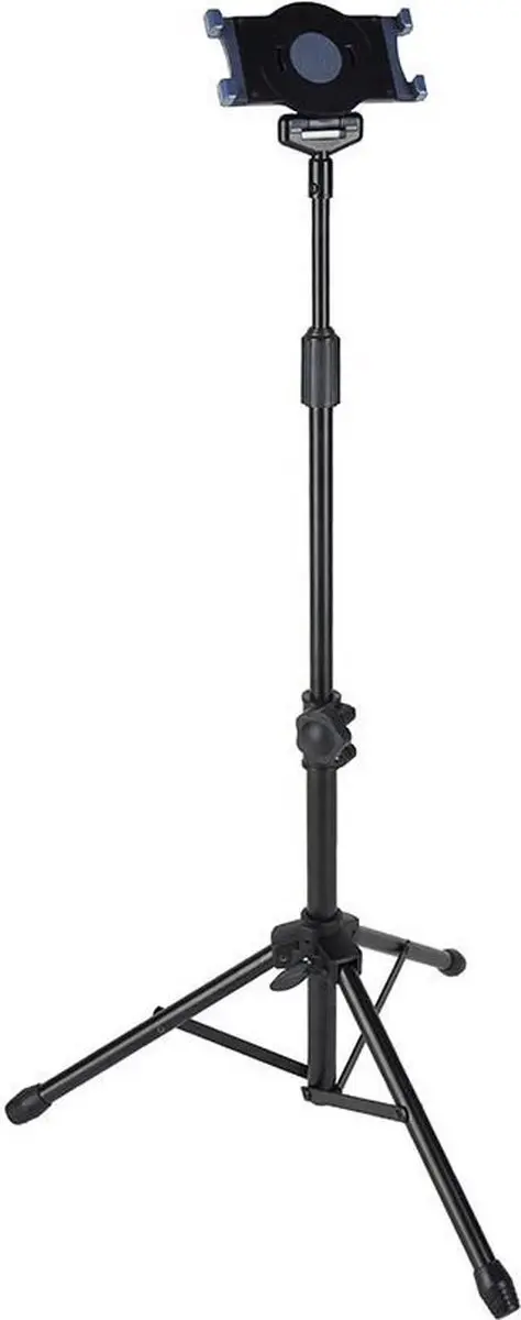 Boston IP-01 Tablethouder Statief 68-144cm - 7-10 inch - Zwart