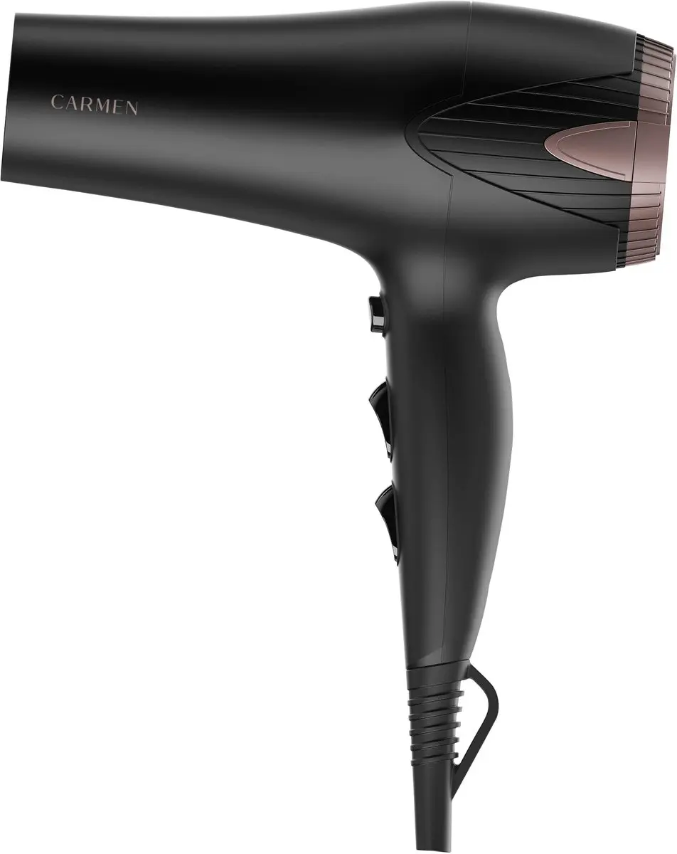 Carmen CHD2365B Föhn - 2300W - ION - 3 Warmtestanden - Zwart
