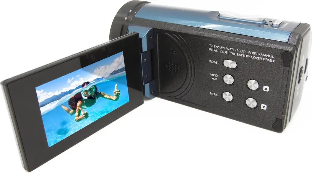 Aquapix WDV5630 Blue 4K Camcorder - 13MP - 3400mAh - 5m Waterdicht