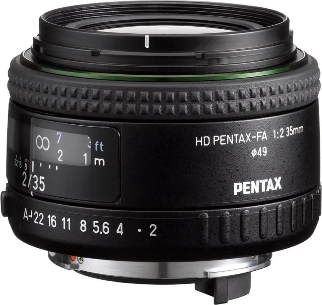 Pentax FA HD 35mm F2 - 49mm Filter - 6 Bladen