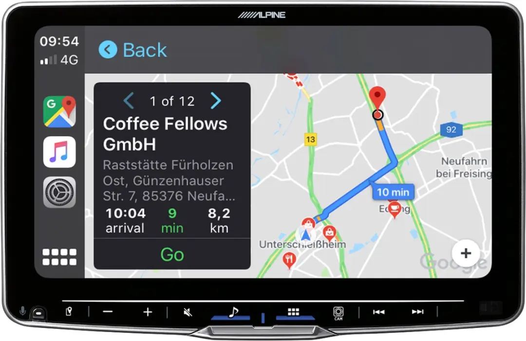 Alpine iLX-F905D Autoradio 9" Touchscreen - Apple CarPlay & Android Auto