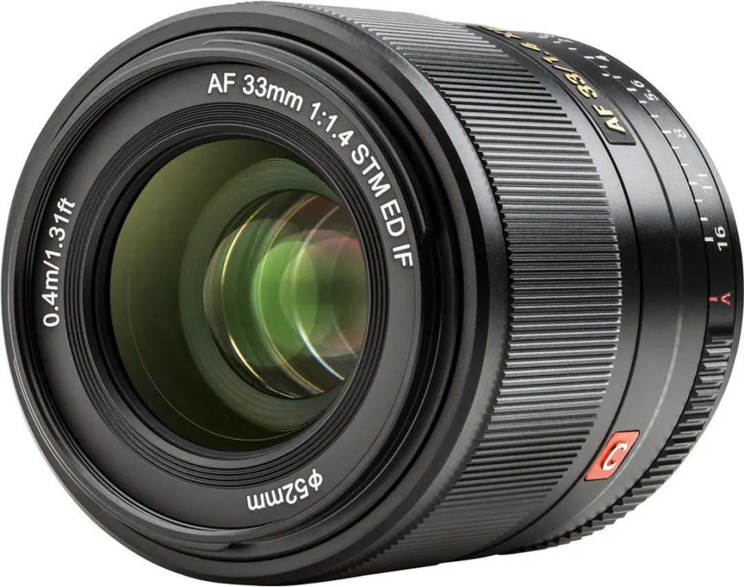 Viltrox 33mm F1.4 Fujifilm X-Mount Objectief - 52mm