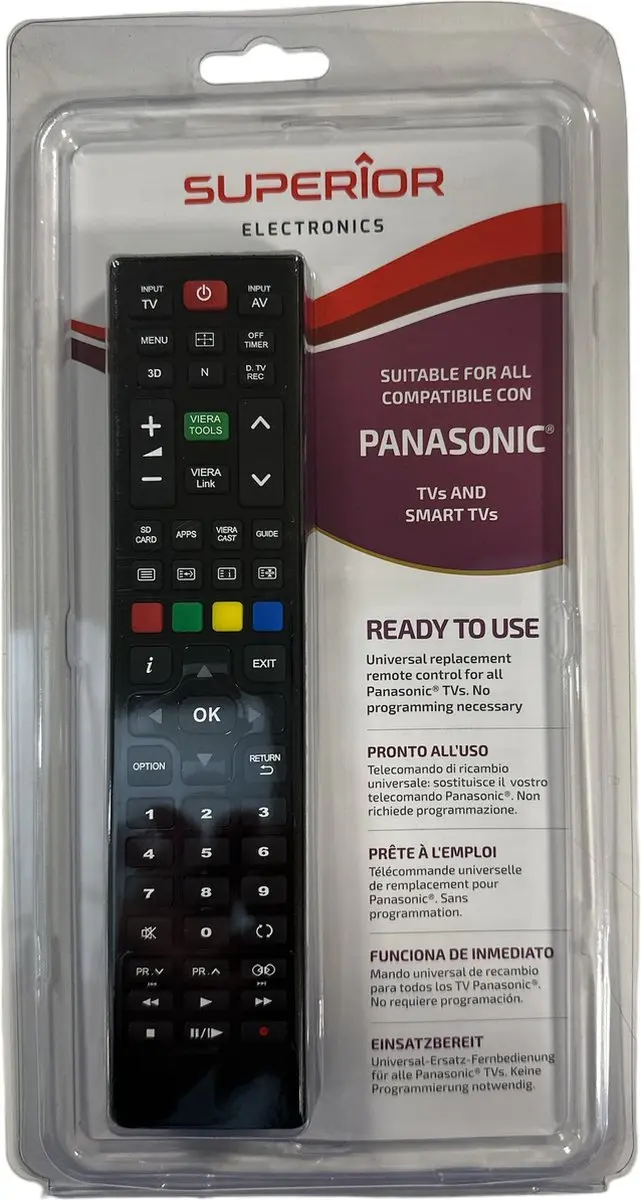 Superior Universele Afstandsbediening Panasonic TV