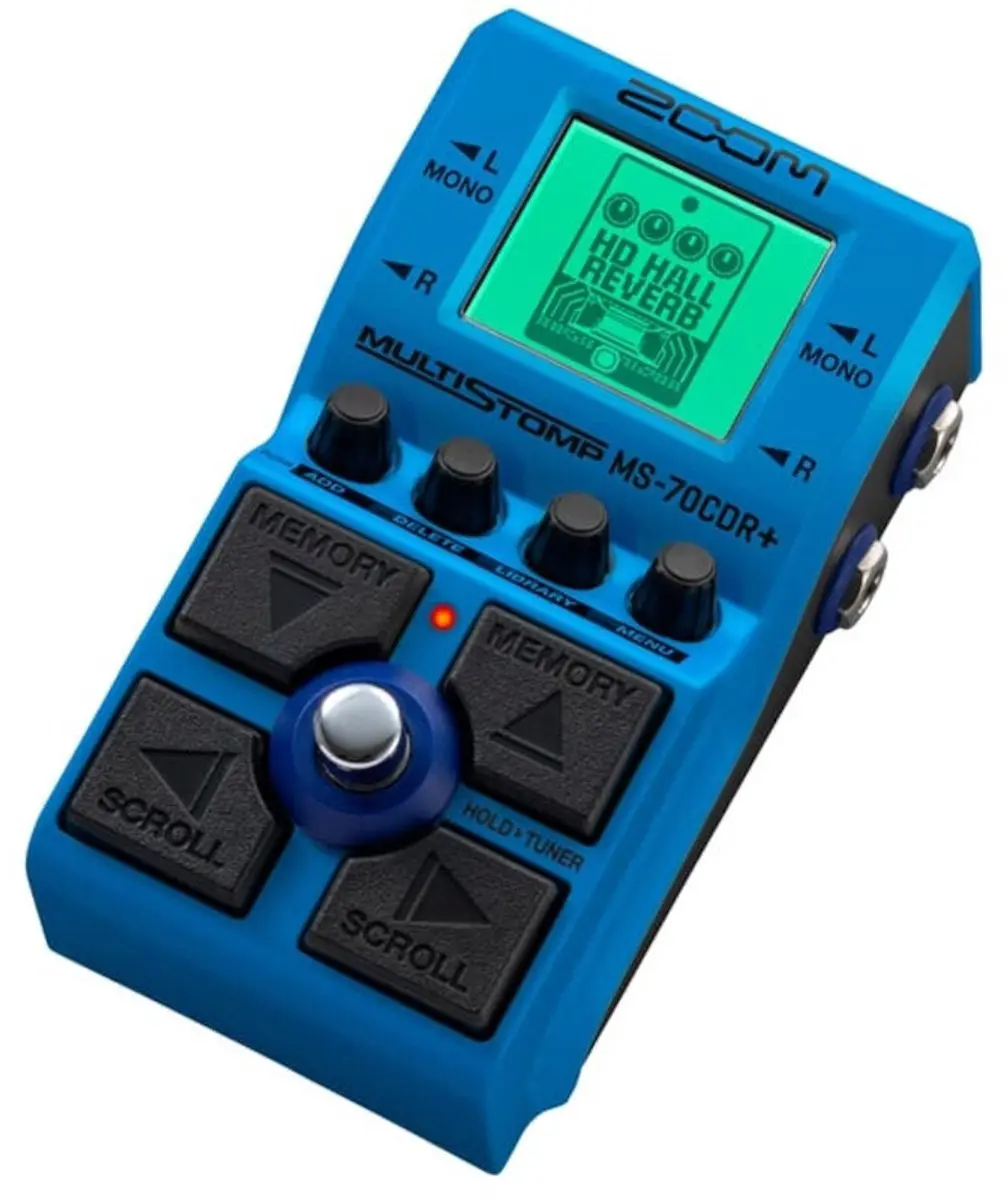 Zoom MS-70CDR+ MultiStomp Effectpedaal - Blauw - afbeelding 6 van 6