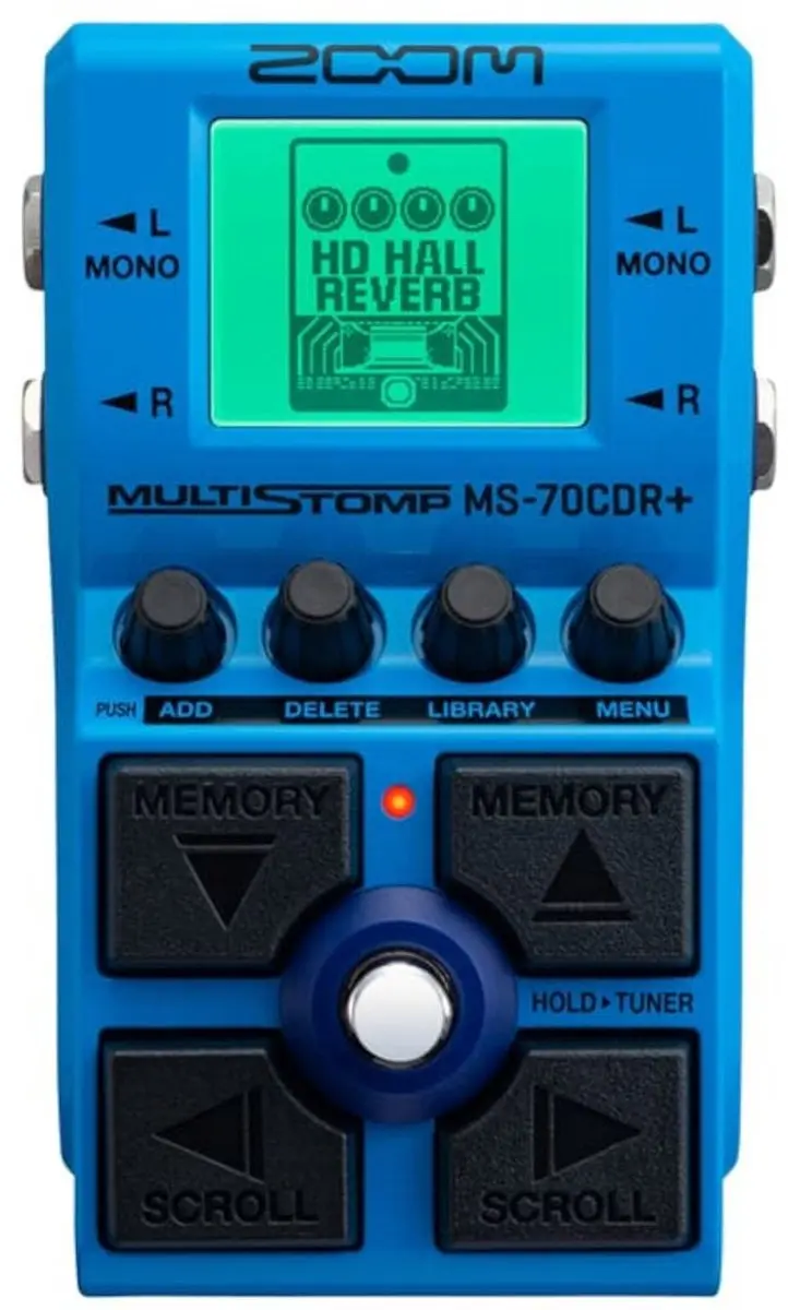 Zoom MS-70CDR+ MultiStomp Effectpedaal - Blauw