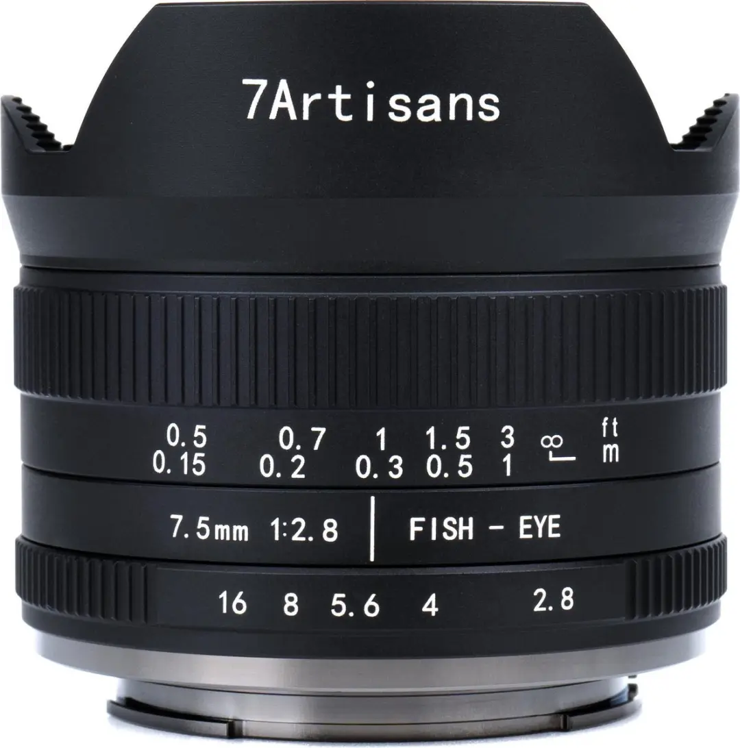 7Artisans 7.5mm F2.8 II Sony E-Mount Objectief
