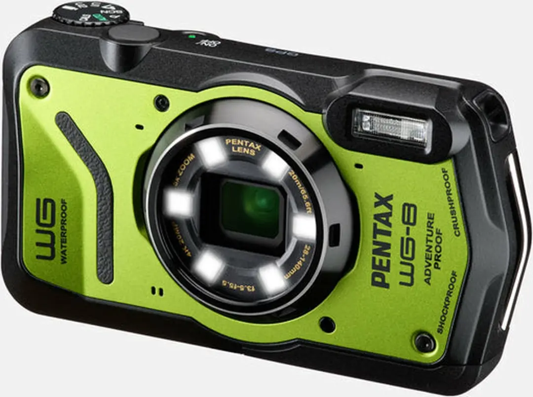 Pentax WG-8 Compactcamera 20MP - Groen