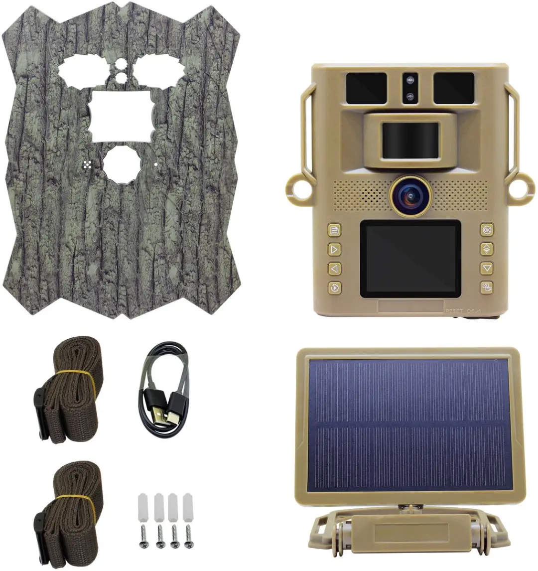Stealth Gear Owl Solar 4K Wildcamera - 46MP - Groen/Grijs