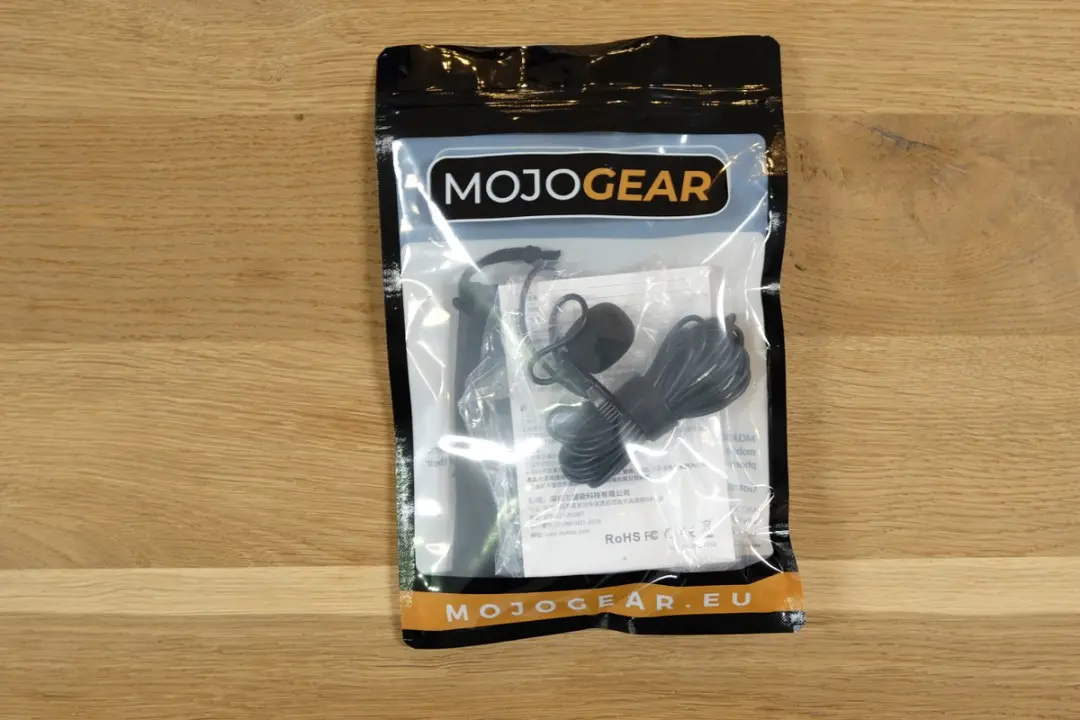MOJOGEAR Speldmicrofoon USB-C 3m - Zwart