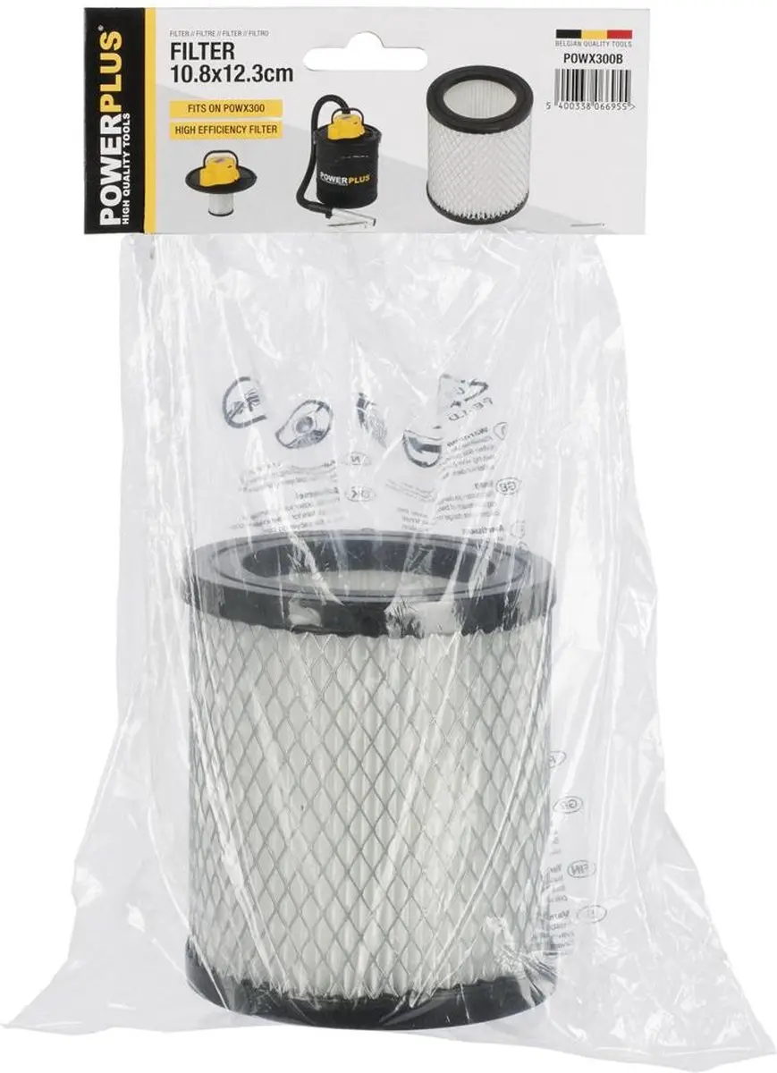 Powerplus POWX300B Asfilter - Wit