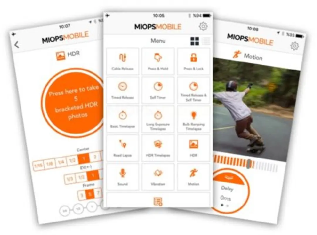 Miops Smartphone Afstandsbediening MD-F1 - Fuji - Rood/Zwart