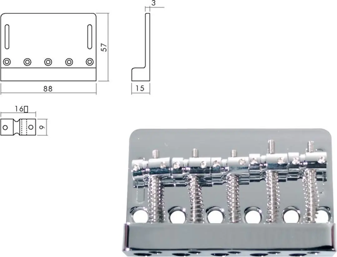 Boston BB-405-C Brug-Staartstuk 6-Snarig