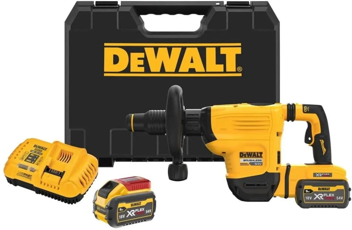 DeWalt DCH832X2-QW Accu-breekhamer SDS Max 54V - 2x 9,0 Ah - afbeelding 6 van 6