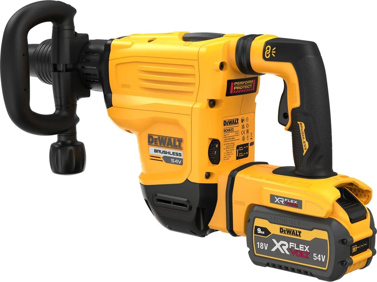 DeWalt DCH832X2-QW Accu-breekhamer SDS Max 54V - 2x 9,0 Ah
