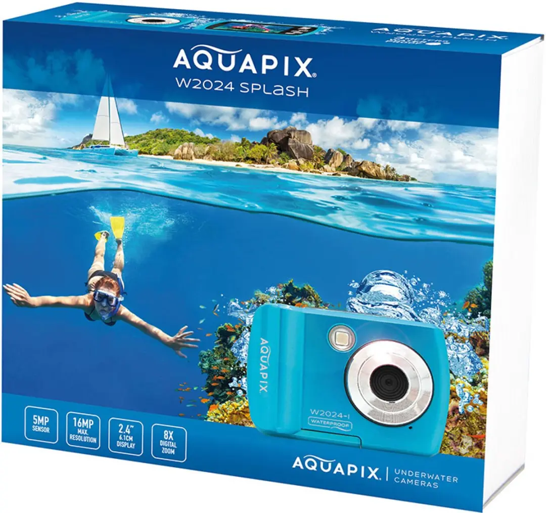 Easypix Aquapix W2024 Onderwatercamera - Blauw