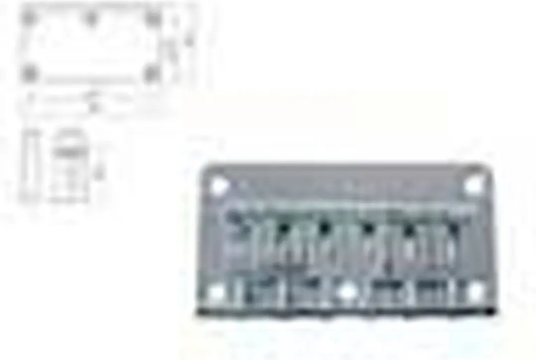 Boston B-1506-C Gitaar Brug-Staartstuk 10.5mm Chroom