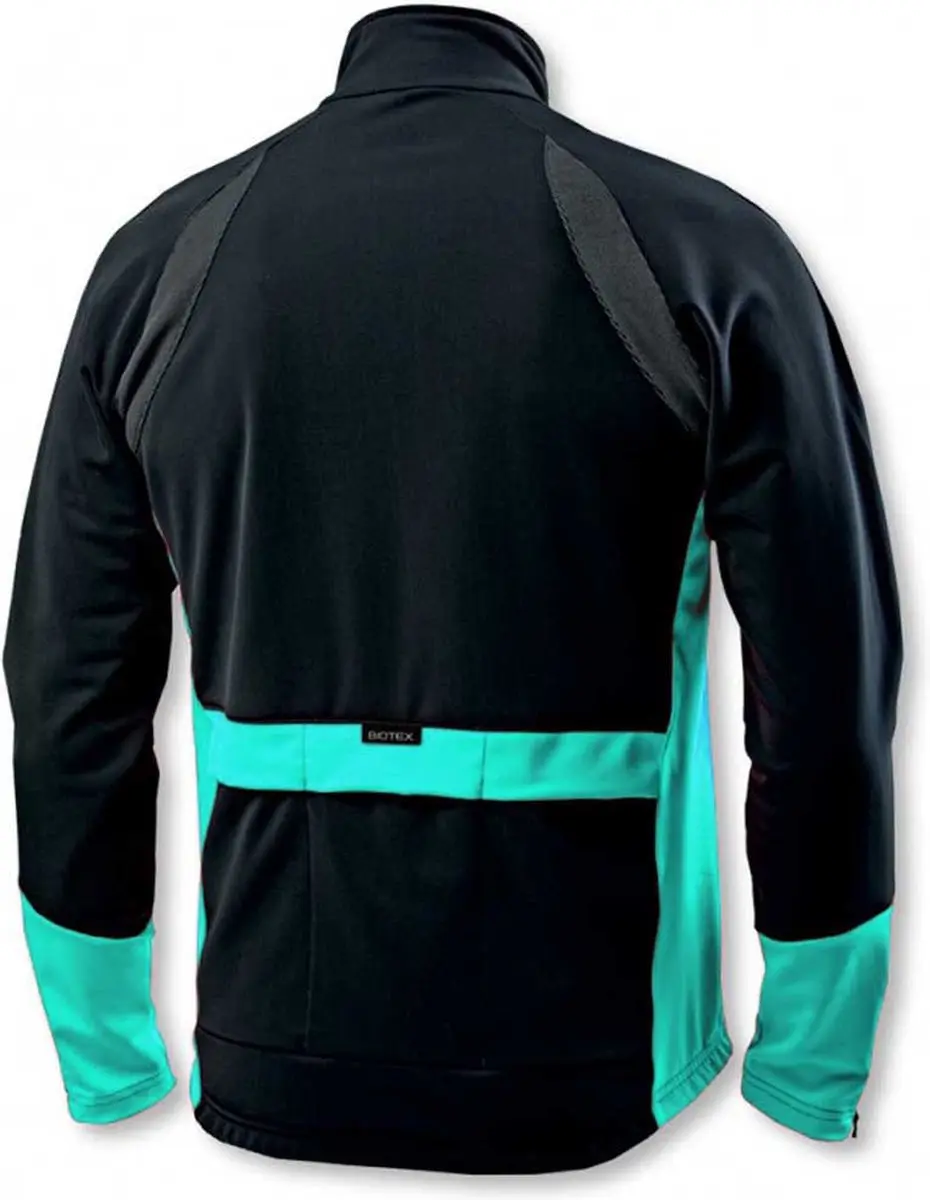 BIOTEX Thermal Jas - Zwart/Turquoise L