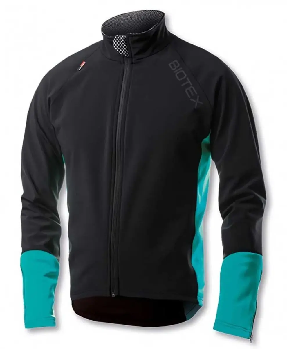 BIOTEX Thermal Jas - Zwart/Turquoise L