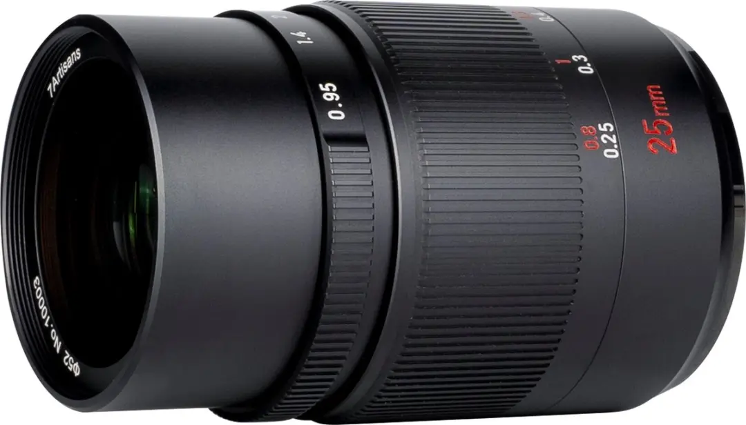 7Artisans 25mm F0.95 Fujifilm X Objectief - 52mm