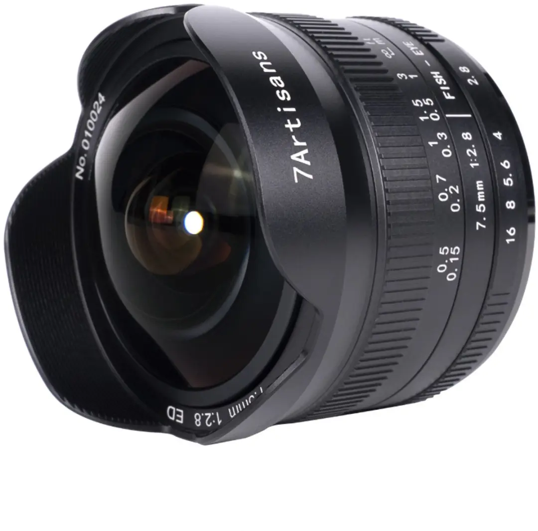 7Artisans 7.5mm F2.8 II RF Objectief