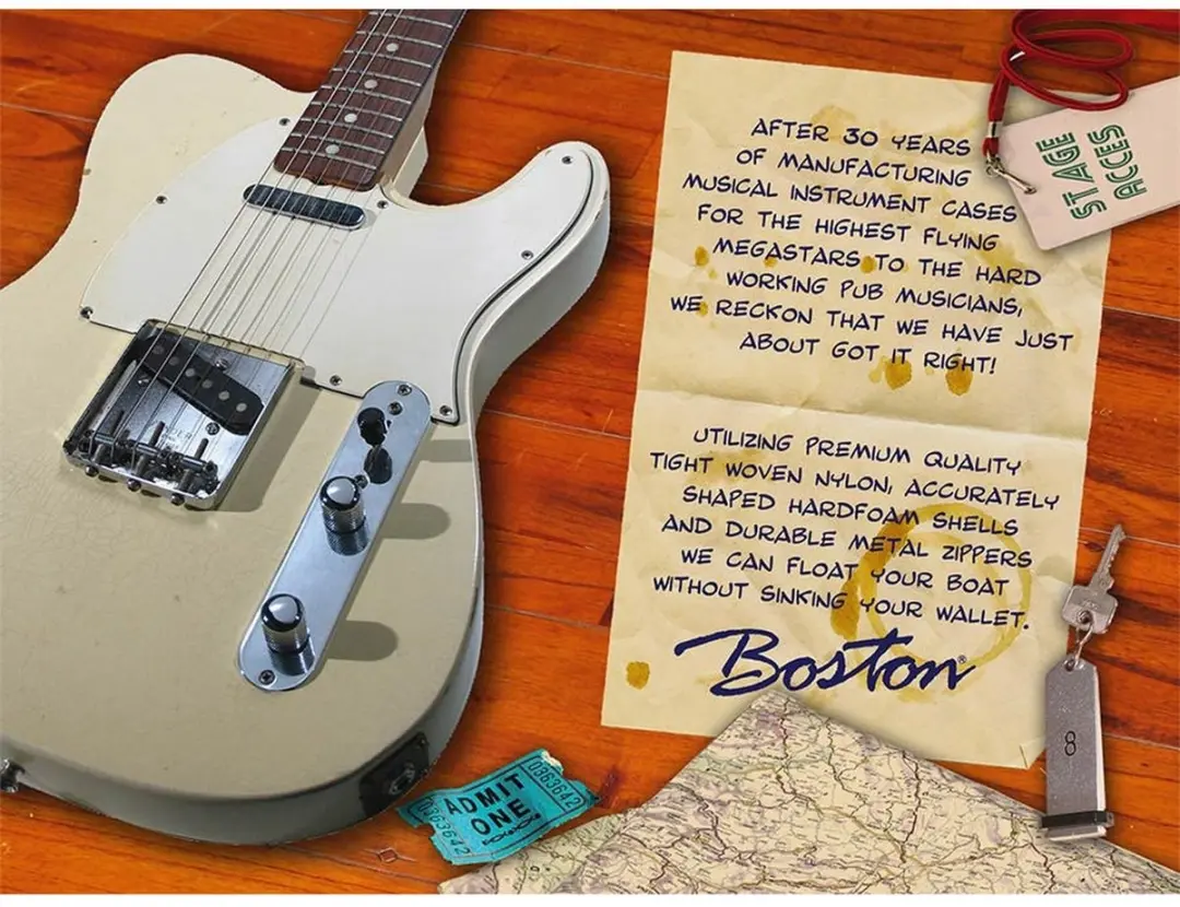 Boston CCL-250 Luxe Soft-Case voor Akoestische Gitaar - Zwart