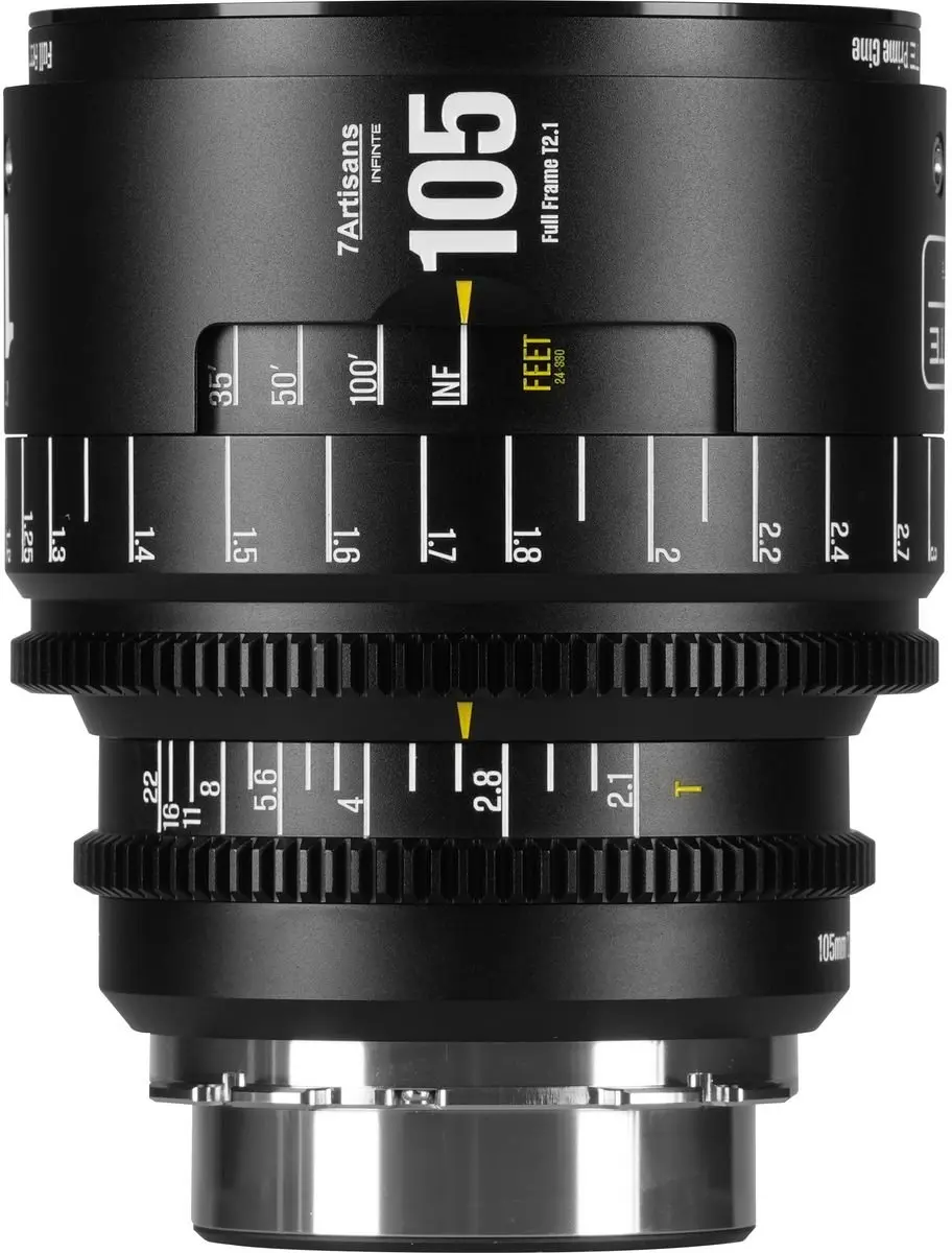 7Artisans 105mm T2.1 PL Mount Videolens